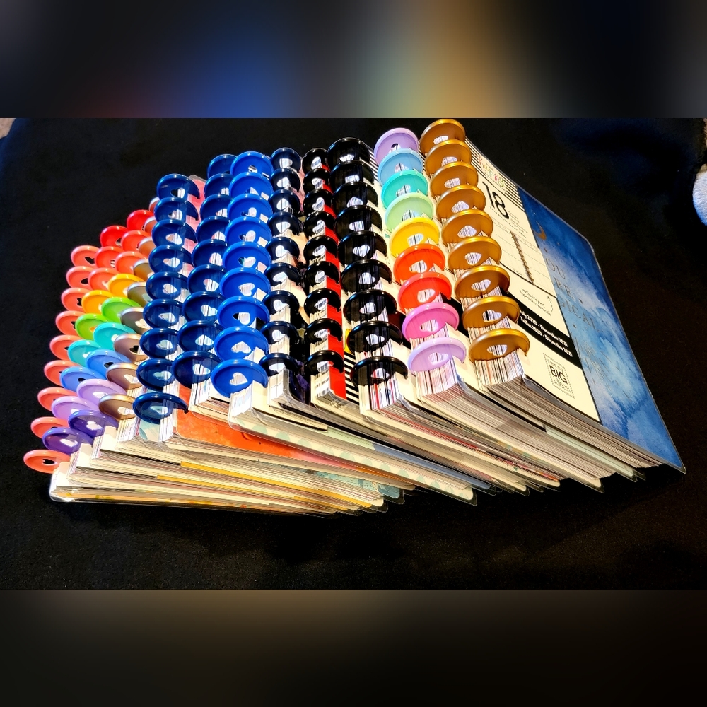 Bundle of NEW Classic size 18 and 12 month  Happy Planners, Notebooks + Journal